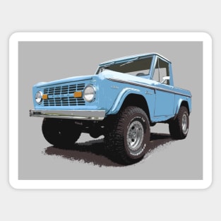 Ford Bronco - stylized color Magnet